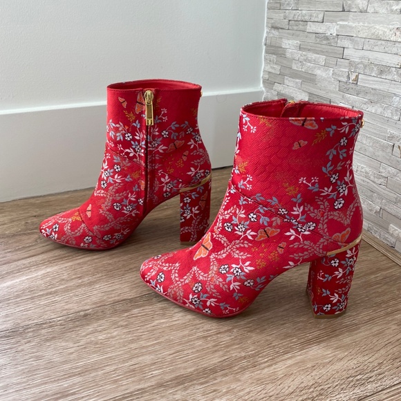 Ted Baker Shoes Ted Baker Ishbel Asian Floral Embroidered Boots
